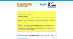 Desktop Screenshot of disclosurecalculator.org.uk